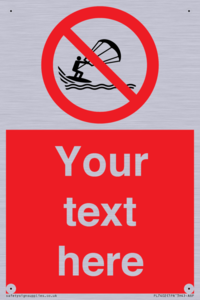 Custom No kite surfing